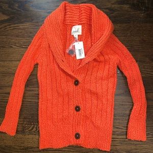 Peek Shawl Collar Spring Cardigan Cotton Swearer size S (4/5)